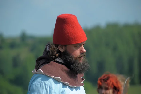 Les gens au Festival international annuel d'histoire militaire — Photo