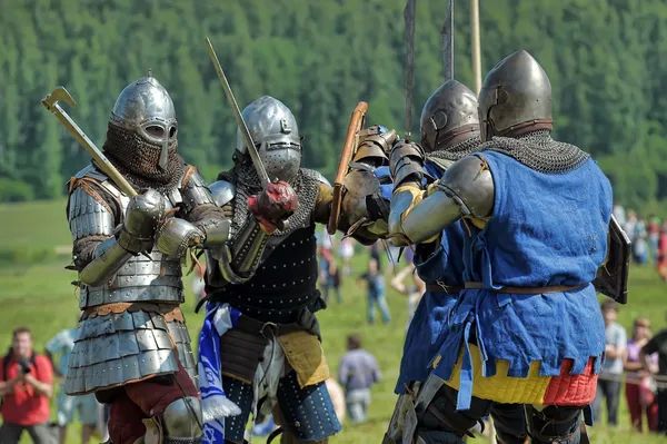 People at Annual International Festival of Military History — Stock Photo, Image