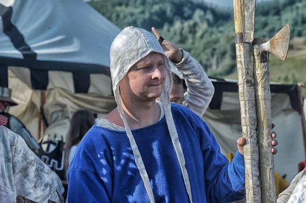 Les gens au Festival international annuel d'histoire militaire — Photo