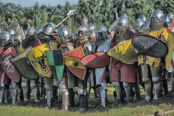 Les gens au Festival international annuel d'histoire militaire — Photo