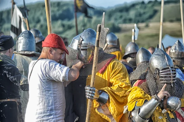 Festival raném středověku prvním hlavním městem Ruska — Stock fotografie