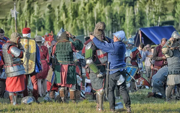 Festival vroege middeleeuwen eerste hoofdstad van Rusland — Stockfoto