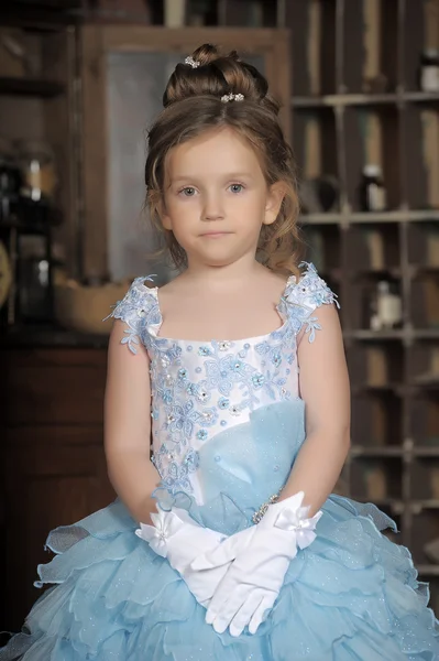 Retrato vintage de niña — Foto de Stock