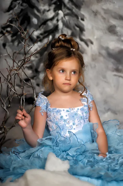 Vintage portrait of girl — Stock Photo, Image