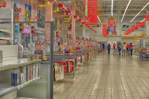 Auchans stormarknad — Stockfoto
