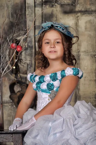 Vintage portrait of girl — Stock Photo, Image