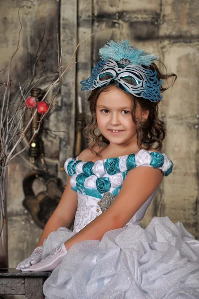 Vintage portrait of girl — Stock Photo, Image