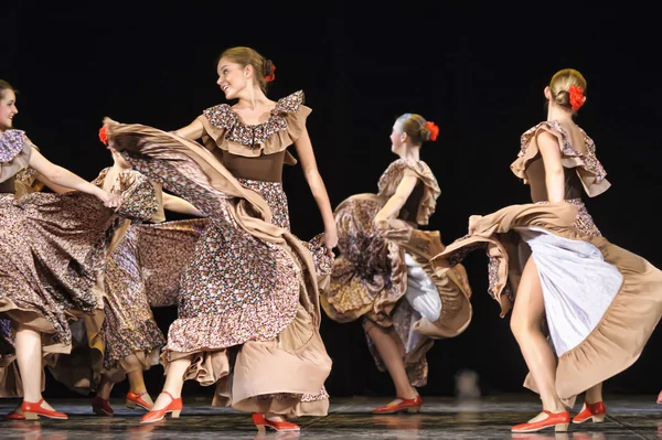 Танец фламенко — стоковое фото