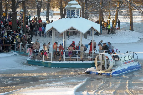 Rusya'da banyo epiphany — Stok fotoğraf