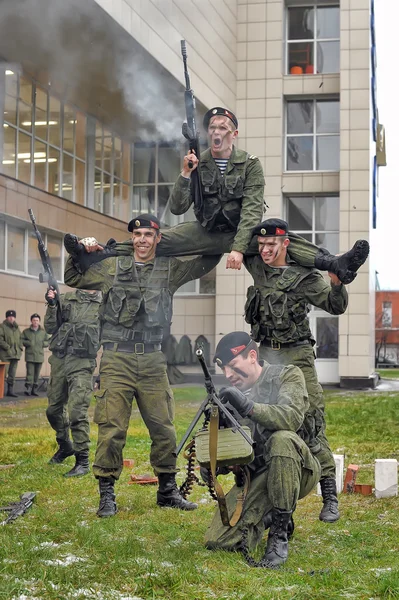 Manifestações Marines, São Petersburgo, Rússia — Fotografia de Stock