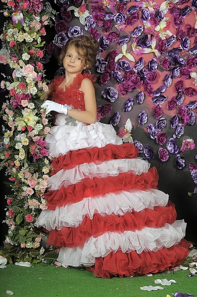 Una joven en traje princesa . — Foto de Stock