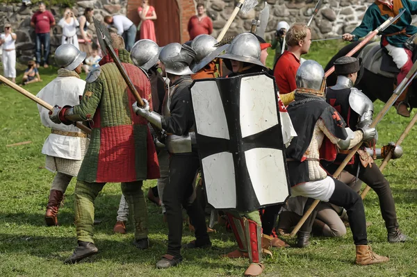 中世纪的战斗 — 图库照片
