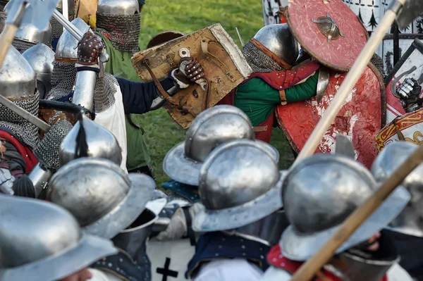 Średniowieczne bitwy — Zdjęcie stockowe