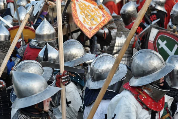 Středověká bitva — Stock fotografie