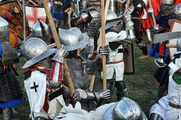 Battaglia medievale — Foto Stock