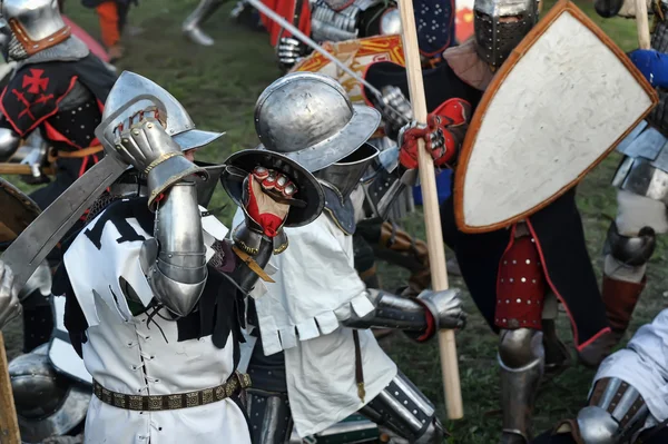 Средневековая битва — стоковое фото