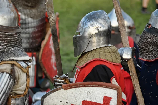Средневековая битва — стоковое фото
