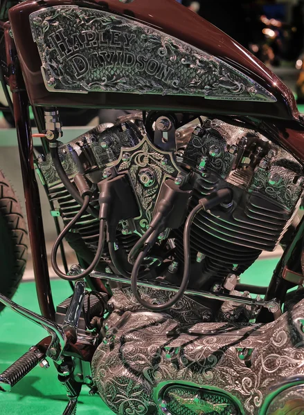 Moto bicicleta exposição — Fotografia de Stock