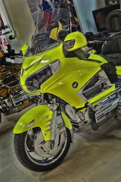 Moto bicicleta exposição — Fotografia de Stock