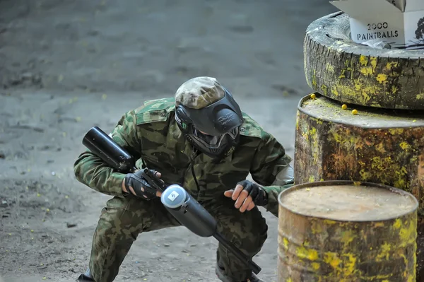 Paintball players — Stock Photo, Image