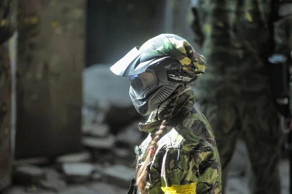 Paintball Jogadores — Fotografia de Stock