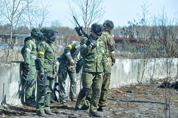 Jugadores de Paintball —  Fotos de Stock