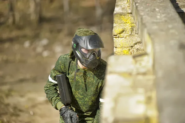 Paintball spelers — Stockfoto