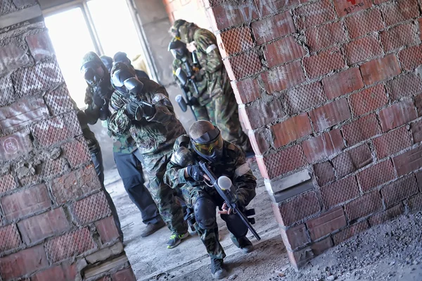 Paintball players — Stock Photo, Image