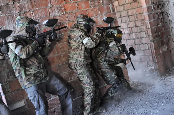 Paintball players — Stock Photo, Image