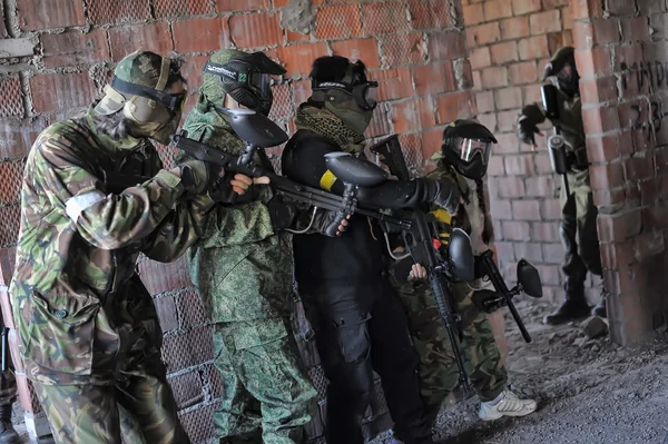 Paintball players — Stock Photo, Image