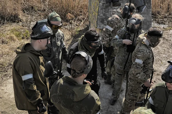 Paintball players — Stock Photo, Image