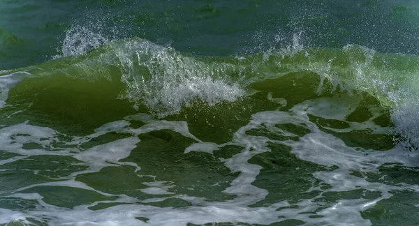 Onde Lungo Costa Durante Una Tempesta Sul Mar Nero — Foto Stock