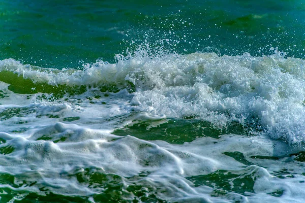 Bølger Langs Kysten Storm Sortehavet - Stock-foto