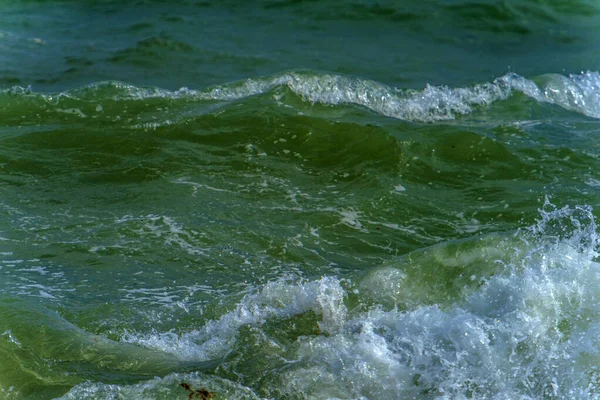 Хвилі Вздовж Узбережжя Під Час Бурі Чорному Морі — стокове фото