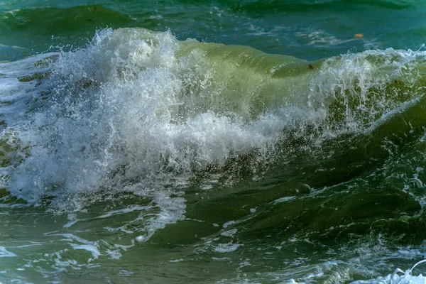 Onde Lungo Costa Durante Una Tempesta Sul Mar Nero — Foto Stock