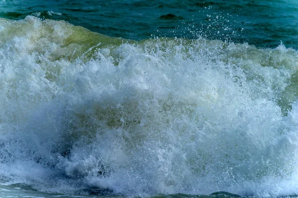 Onde Lungo Costa Durante Una Tempesta Sul Mar Nero — Foto Stock