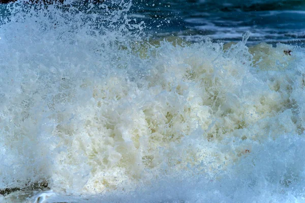 Olas Largo Costa Durante Una Tormenta Mar Negro —  Fotos de Stock