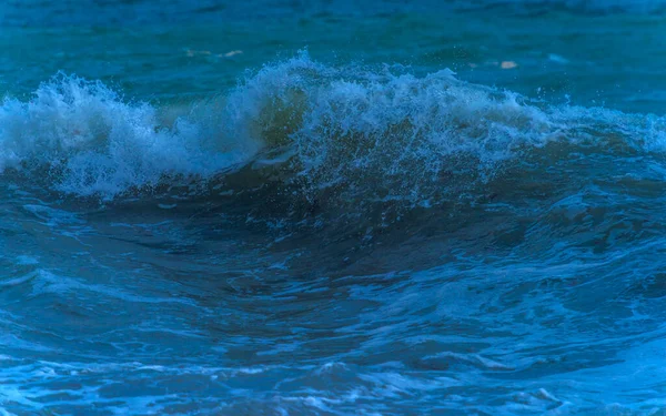 Vagues Long Côte Lors Une Tempête Sur Mer Noire — Photo