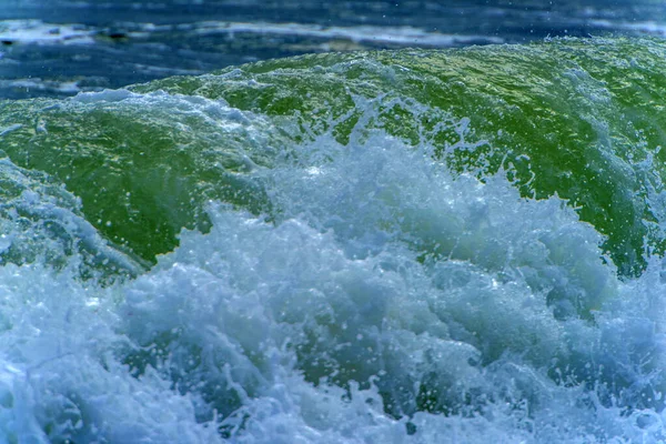 Golven Langs Kust Tijdens Een Storm Zwarte Zee — Stockfoto