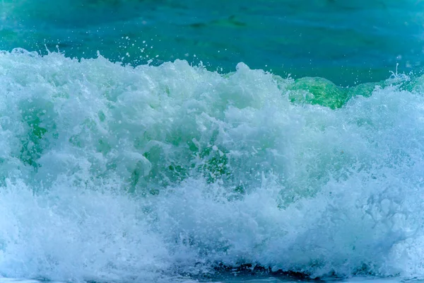 Vågor Längs Kusten Storm Svarta Havet — Stockfoto