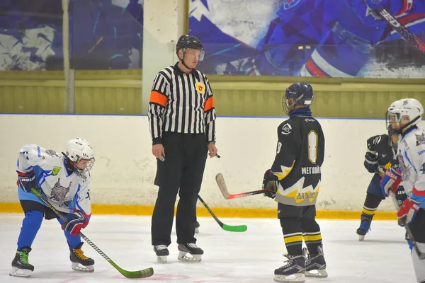 Rusia San Petersburgo 2019 Niños Jugando Hockey Torneo Abierto Hockey —  Fotos de Stock