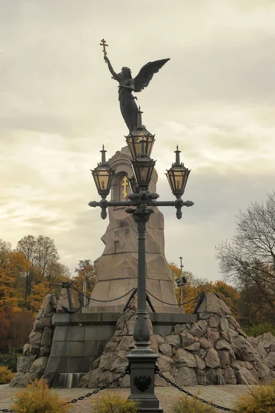 Tallinn Estland 2018 Monumentet Russalka Sjöjungfrun Uppfördes 1902 Parken Kadriorg — Stockfoto