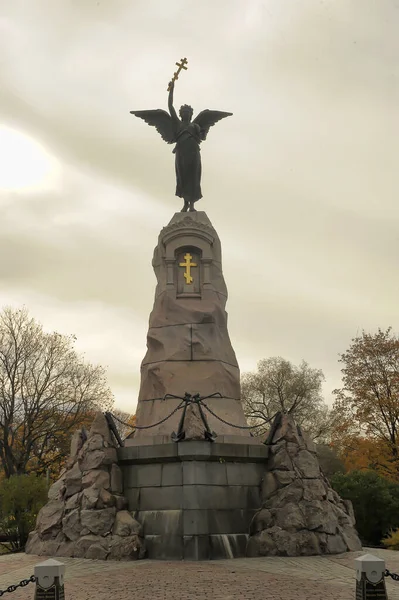 Tallin Estonia 2018 Monumento Russalka Sirena Erigido 1902 Parque Kadriorg —  Fotos de Stock