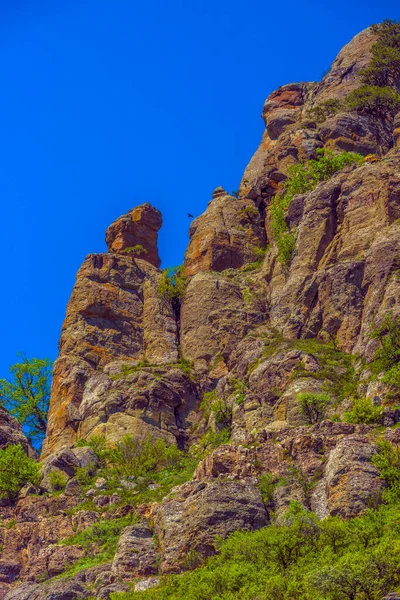 Bergspelare Valley Ghosts Bergskedjan Demerji Krim — Stockfoto