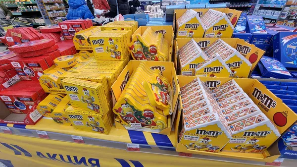 Russie Saint Pétersbourg 2021 Ensembles Bonbons Vendre Dans Supermarché — Photo