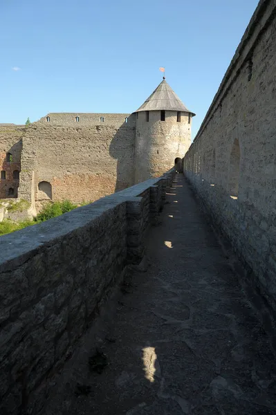 Ivangorod Oblast Leningrado Russia 2018 Ivangorod Fortress Castello Medievale Ivangorod — Foto Stock