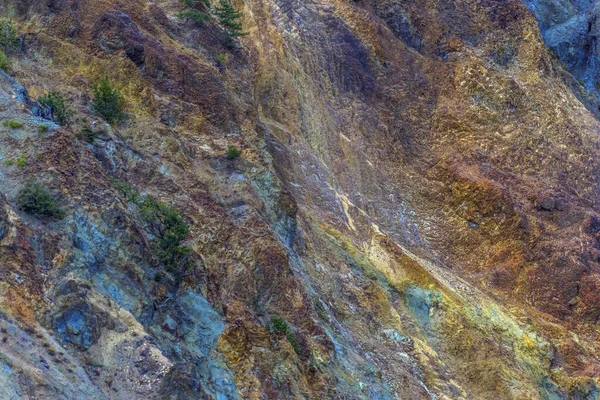 Bunte Berge Auf Der Krim Felsen Aus Nächster Nähe — Stockfoto