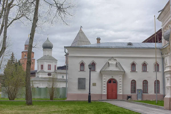 Rusia Novgorod 2020 Kremlin Novgorod Principios Primavera Detalles Arquitectura — Foto de Stock