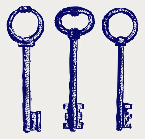 Keys sketch — Stock Photo, Image