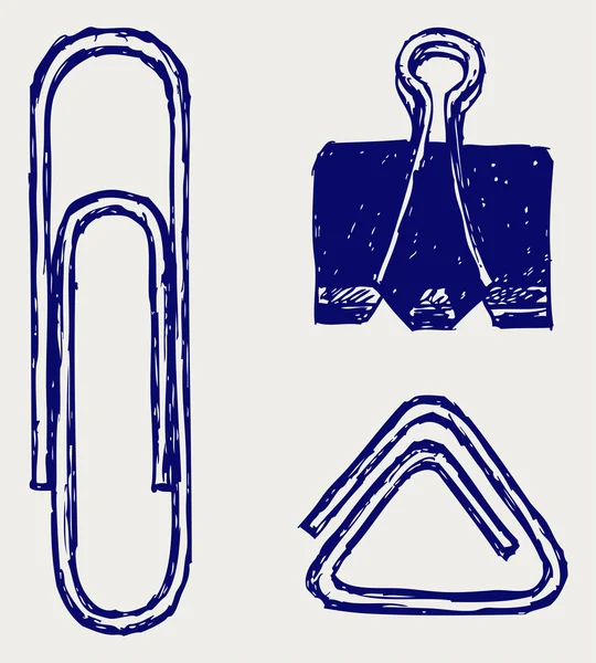 Illustration of a paper clip — Stock Photo, Image